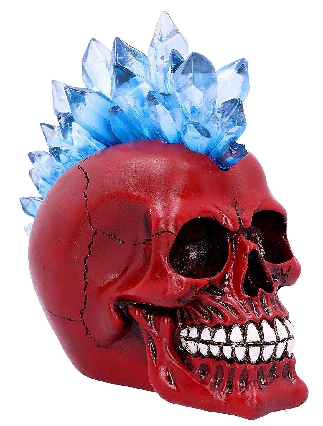 Red Crystal Hawk Skull Ornament Light Feature home decor