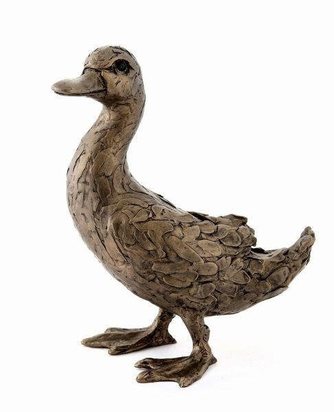 Darcy Duck - Thomas Meadows (Frith Cold Cast Bronze Sculpture) bird figurine home decor farmer gift