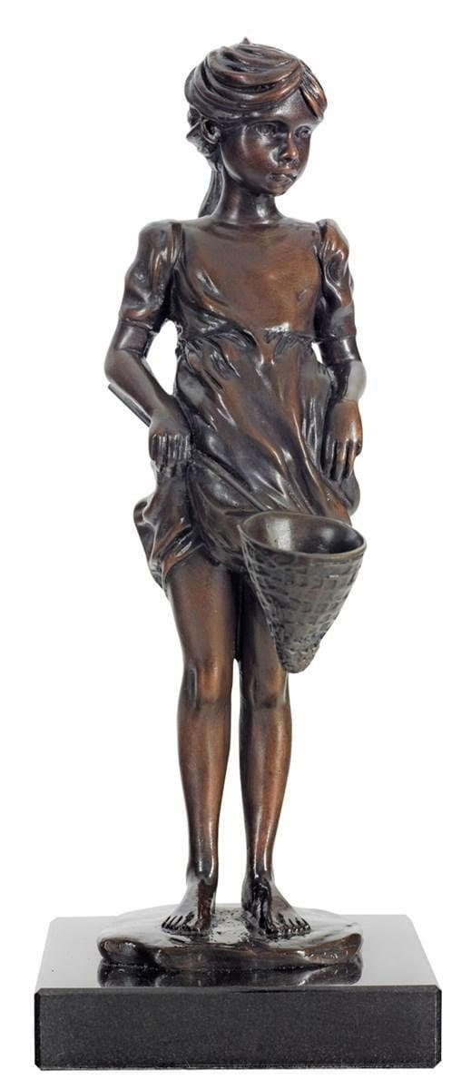 Out to Play - Sheree Valentine Daines (Limited Edition Solid Bronze Sculpture) girl figurine home decor wedding gift