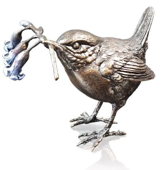 Wren with bluebells figurine (limited edition)