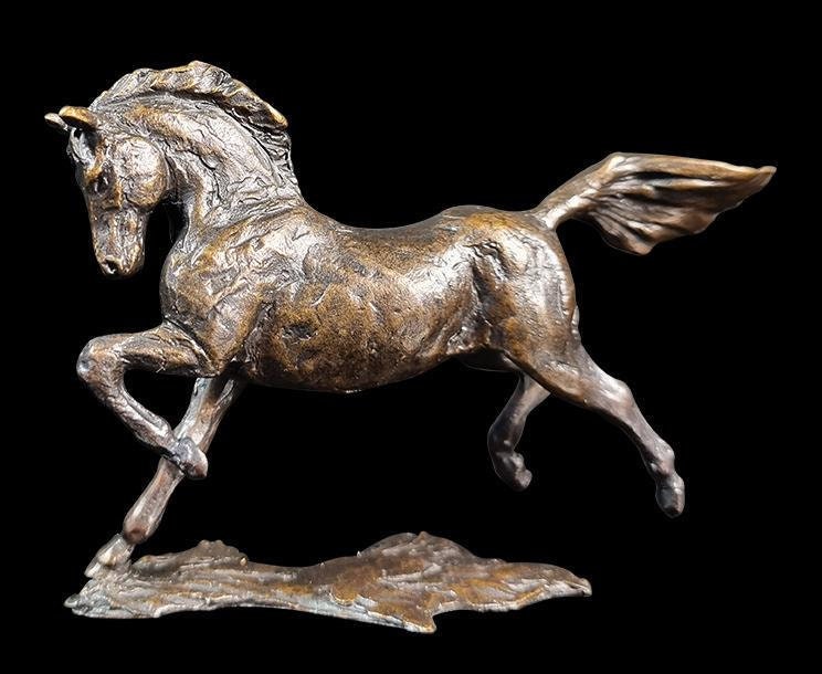Pony small bronze figurine (limited edition) michael simpson luxury gift living room decor