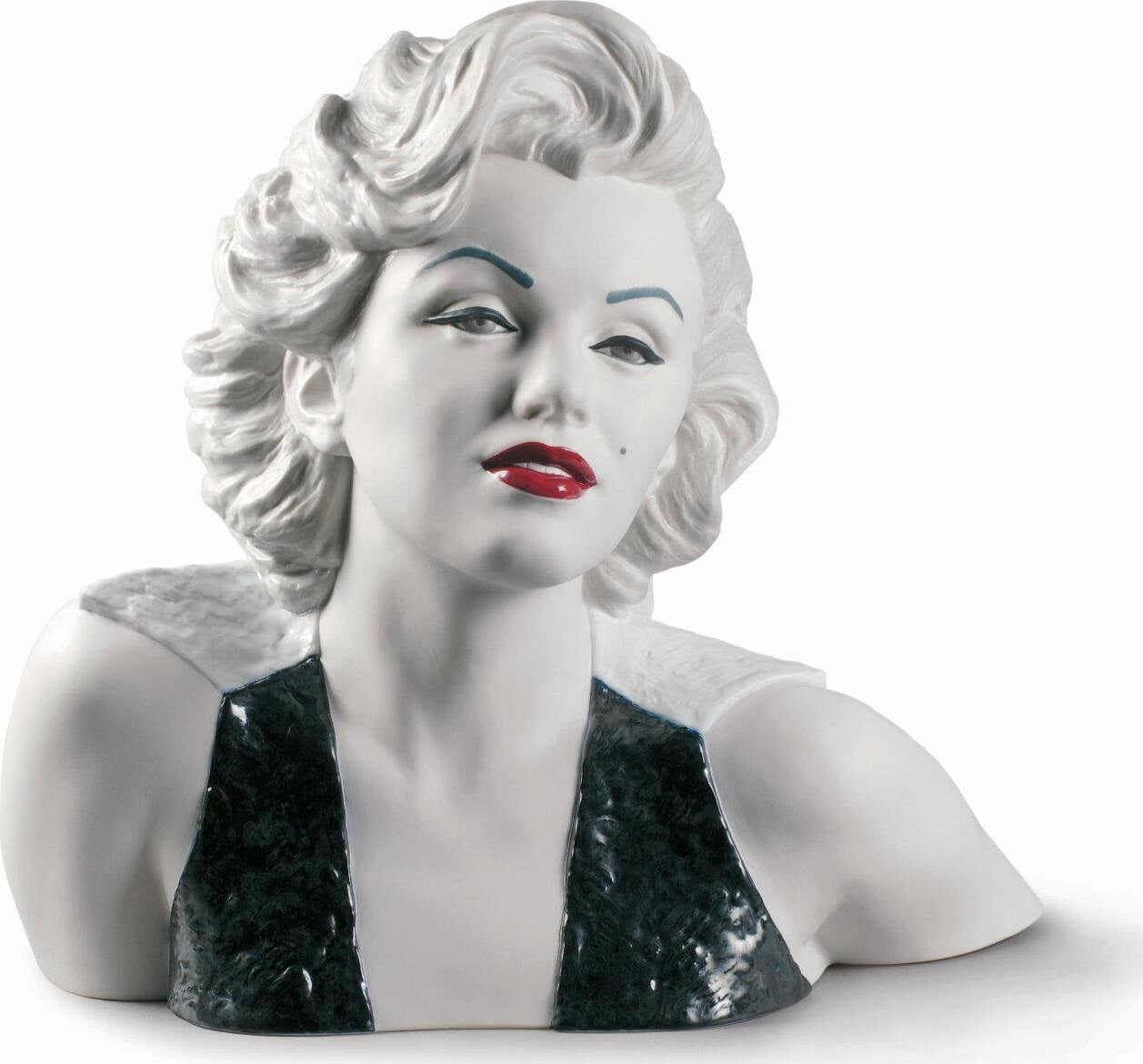 Marilyn monroe bust porcelain sculpture by lladro home decor birthday gift