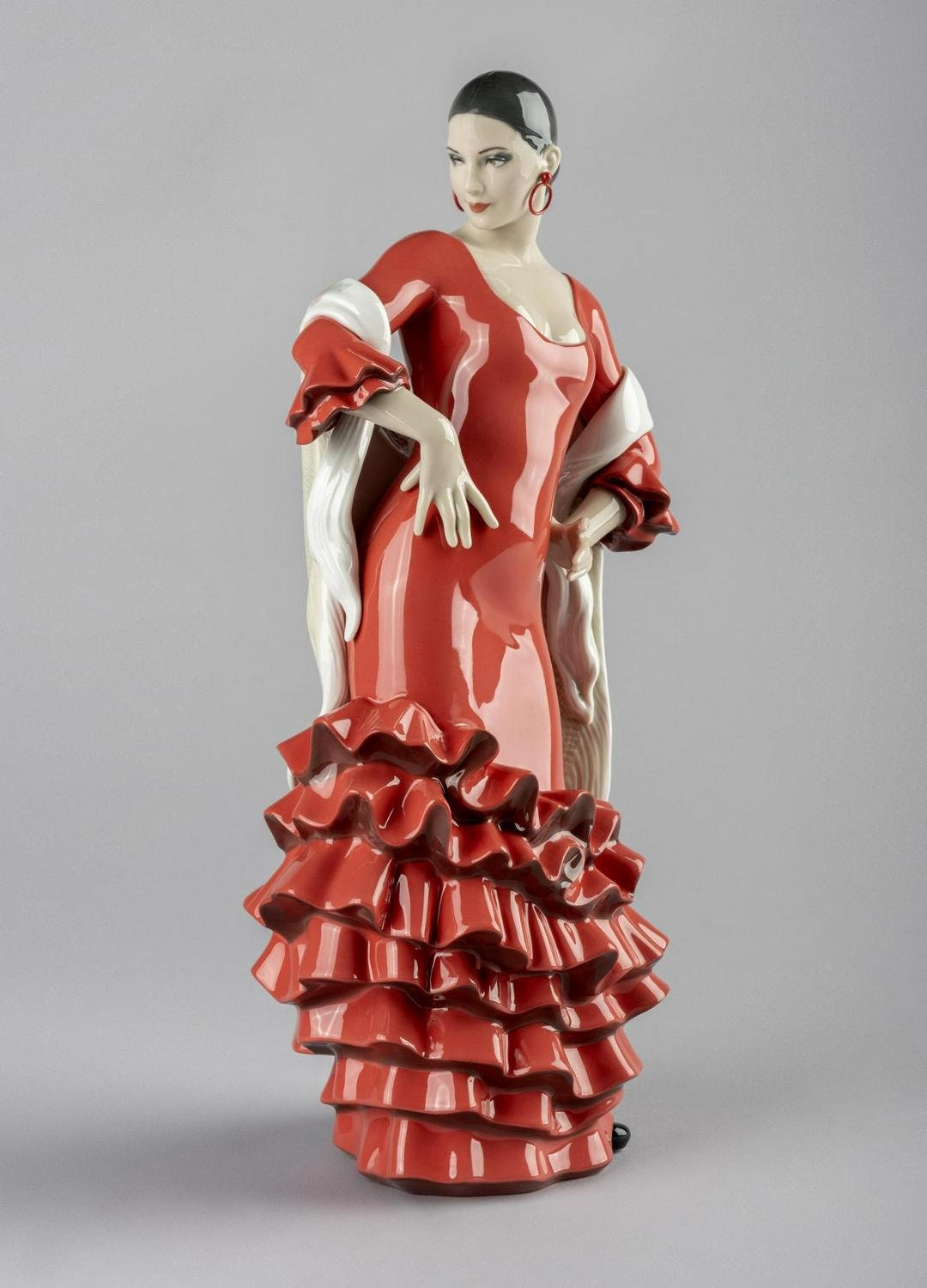 Flamenco soul woman figurine porcelain sculpture by lladro home decor dance lover gift