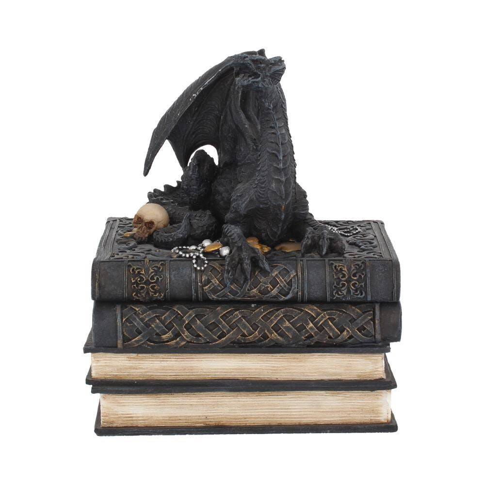 Secrets of the Dragon Box Gothic Skull Books Trinket Box home decor birthday gift