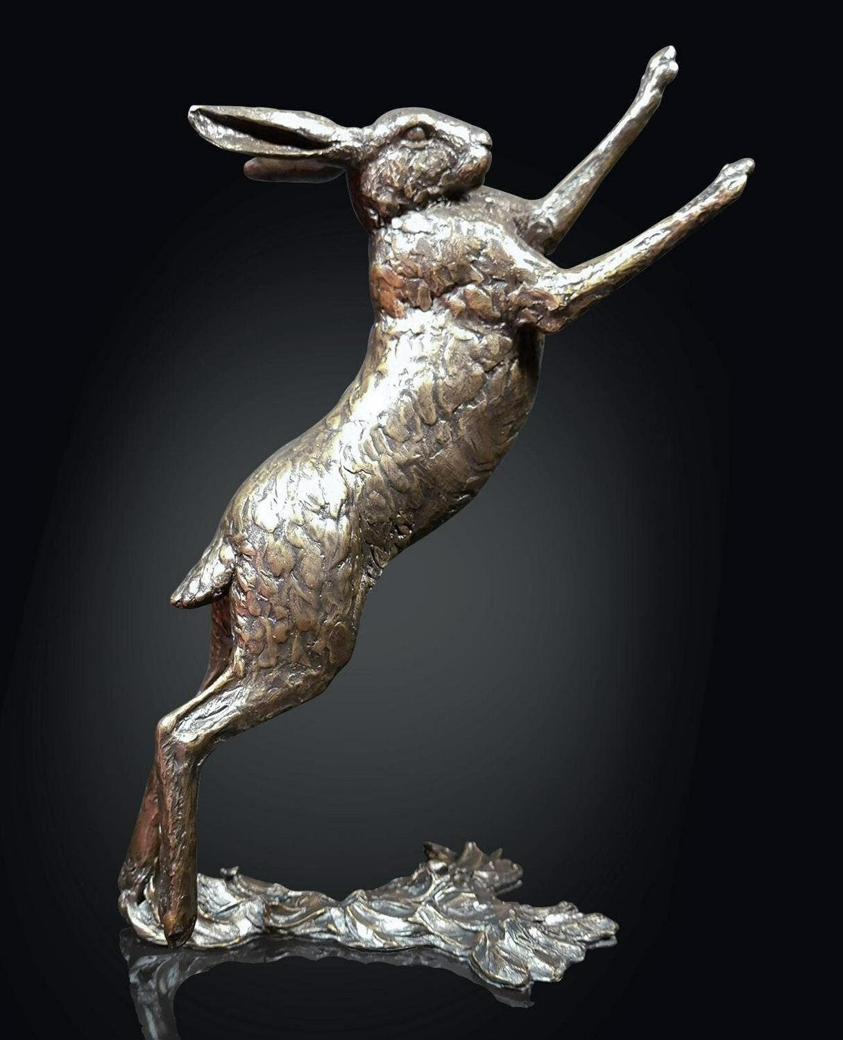 Hare Boxing Large Bronze Figurine (Limited Edition) Michael Simpson shelf decor birthday gift