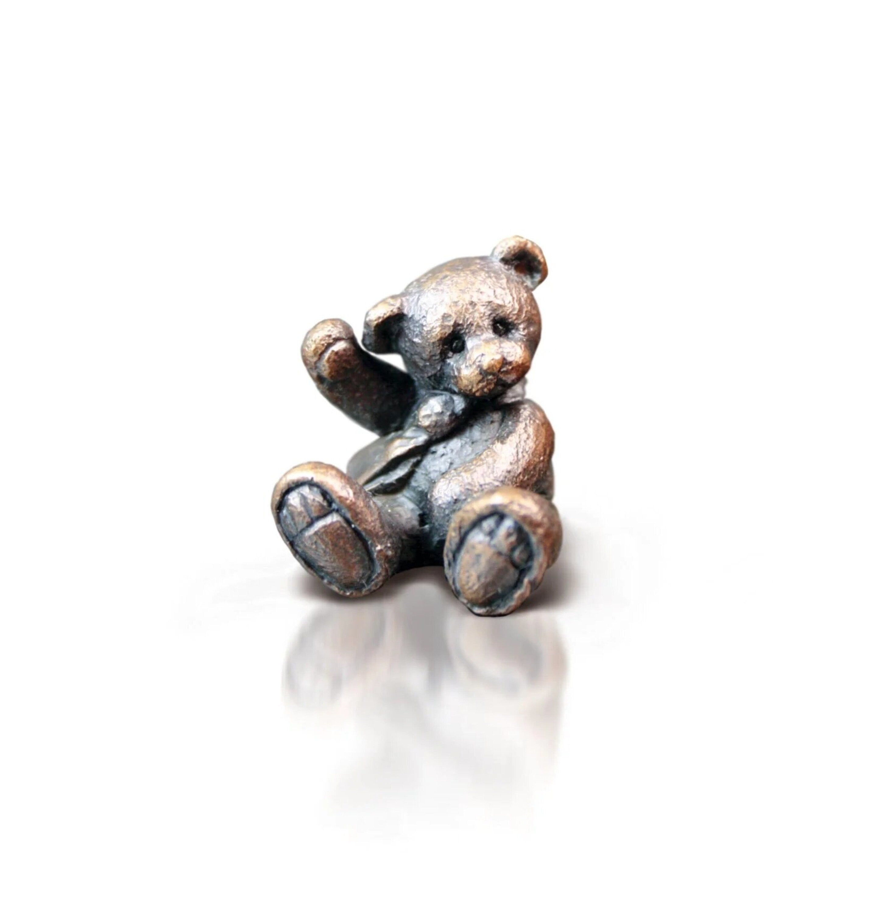 Milo Bear by Michael Simpson Penny Bear Bronze Miniature