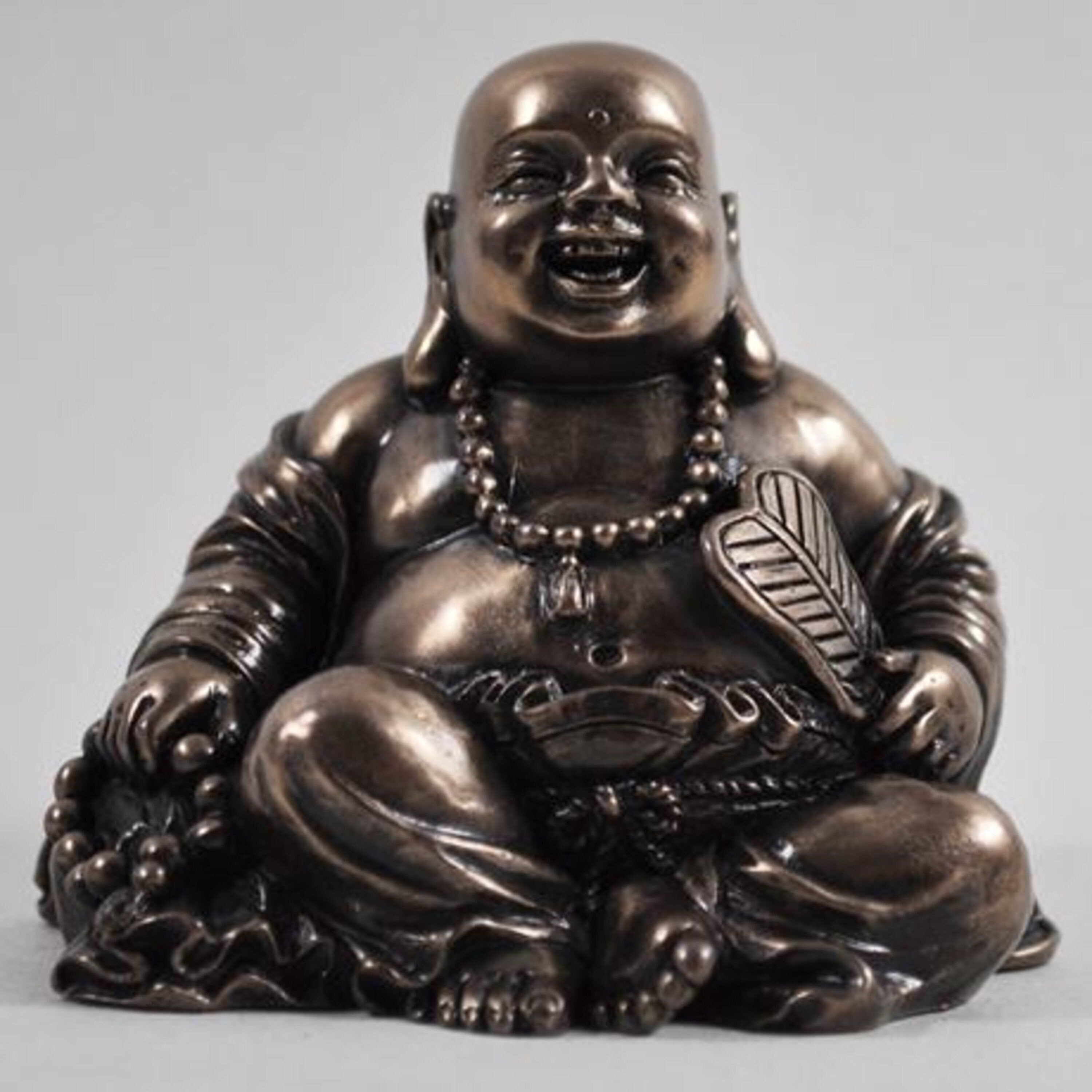 Happy Buddha Bronze Ornament
