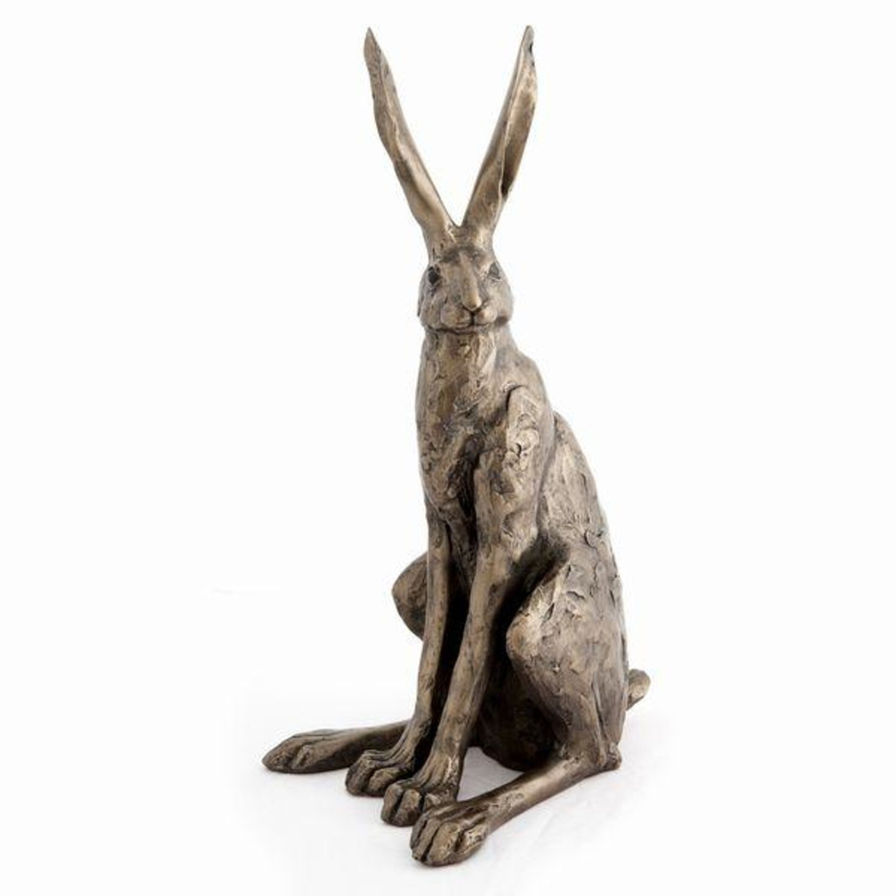 Sitting Hare - large Bronze Ornament Home Decor
