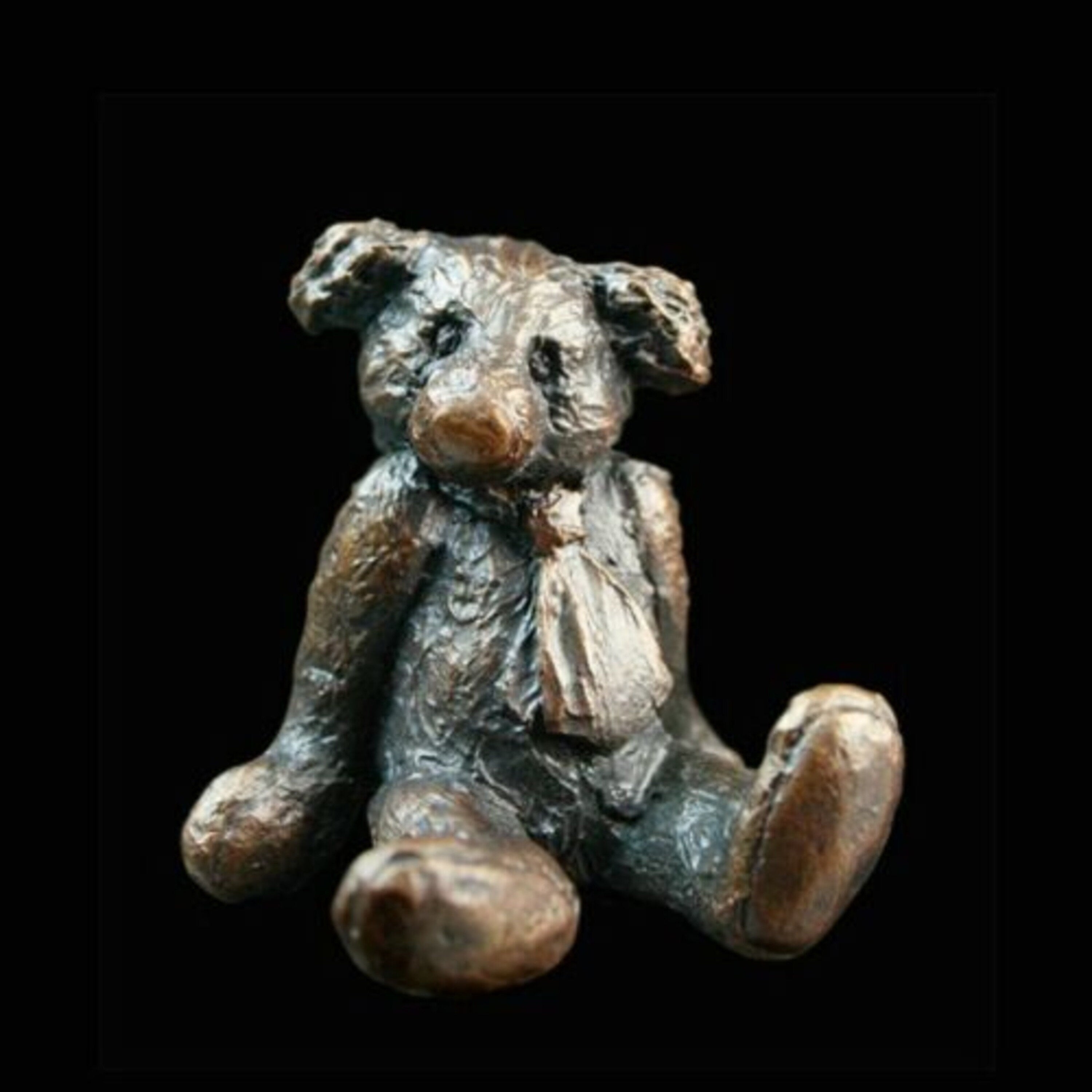 Richard Cooper Studio Bronze The Penny Bear collection - Edgar Bronze Teddy