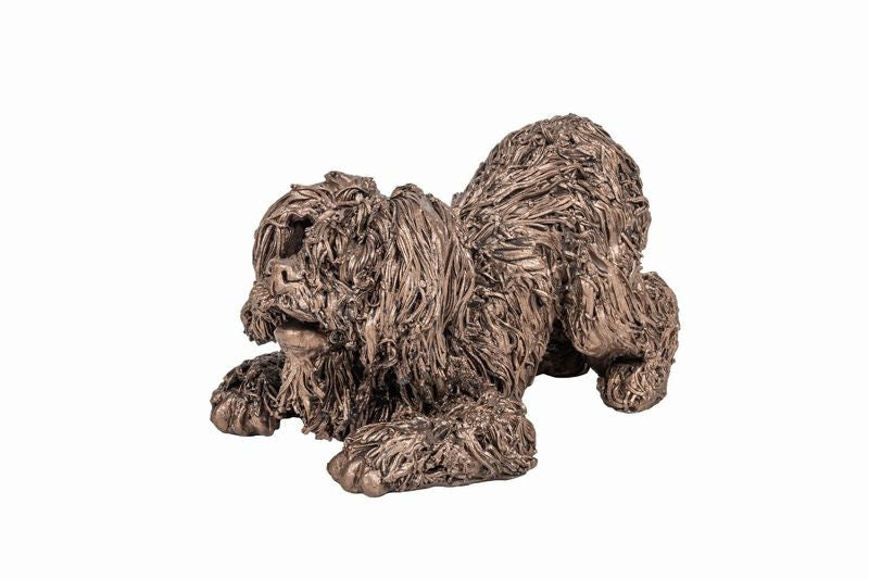 Billy Labradoodle - I Want to Play sculpture Shelf decor Birthday gift