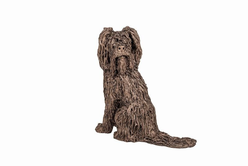 Vandal Labradoodle Sitting Up sculpture Home decor Birthday gift